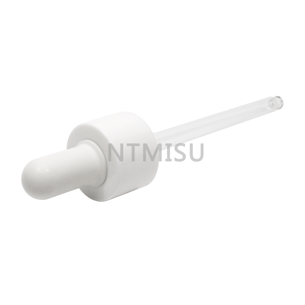 24mm White Plastic Dropper For Bottle