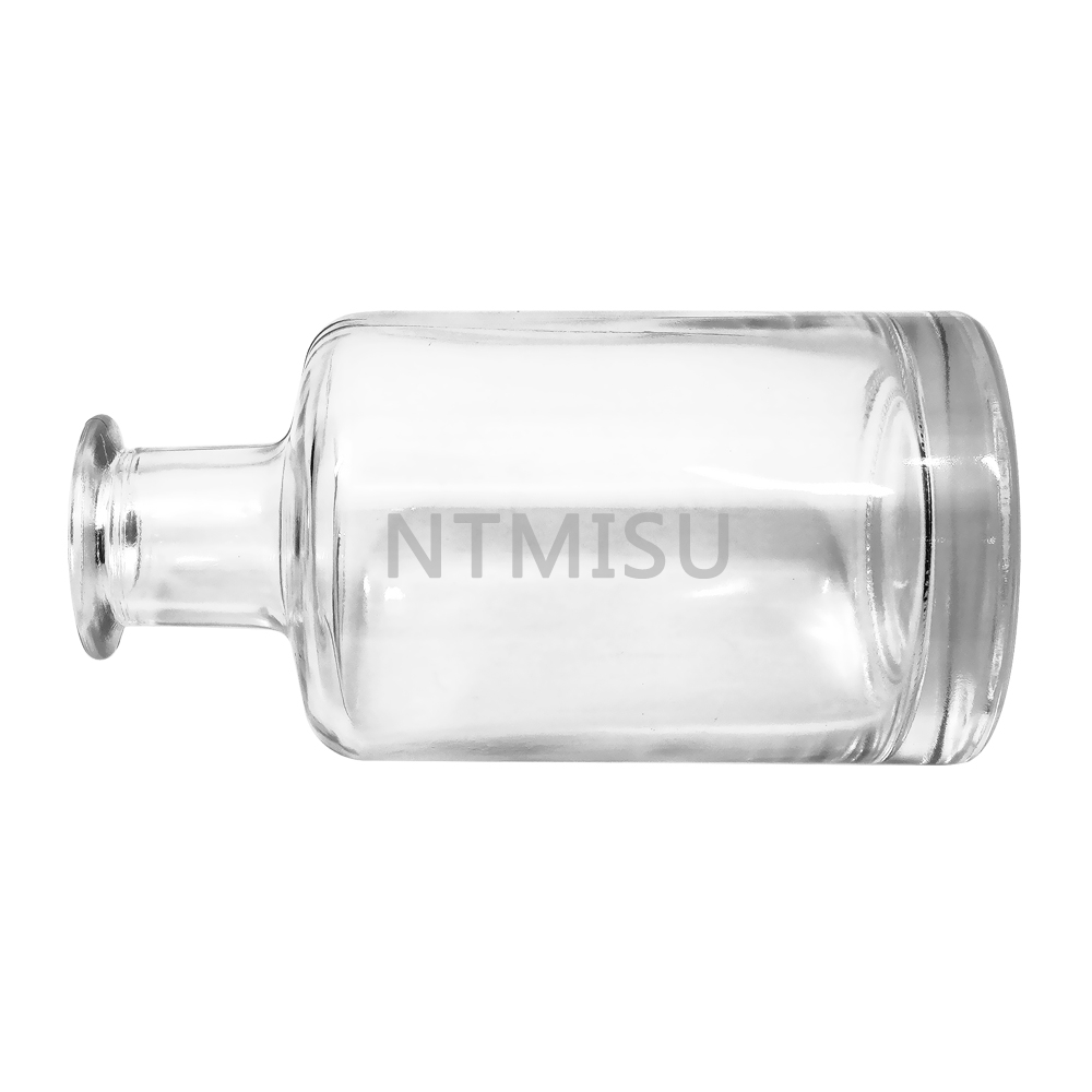 Factory Direct Transparent Large Volume Round 250ml Empty Perfume Glass Bottle