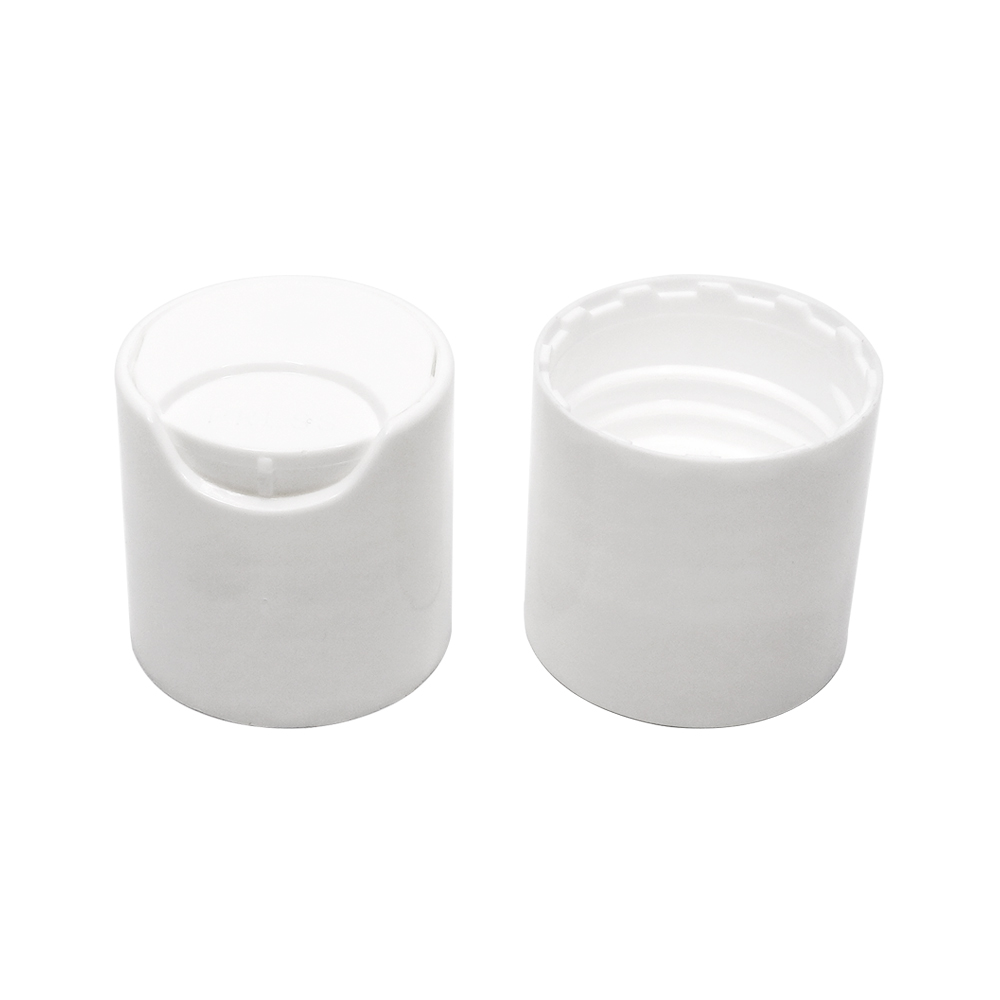 28mm High Quality White Disc Top Press Cap