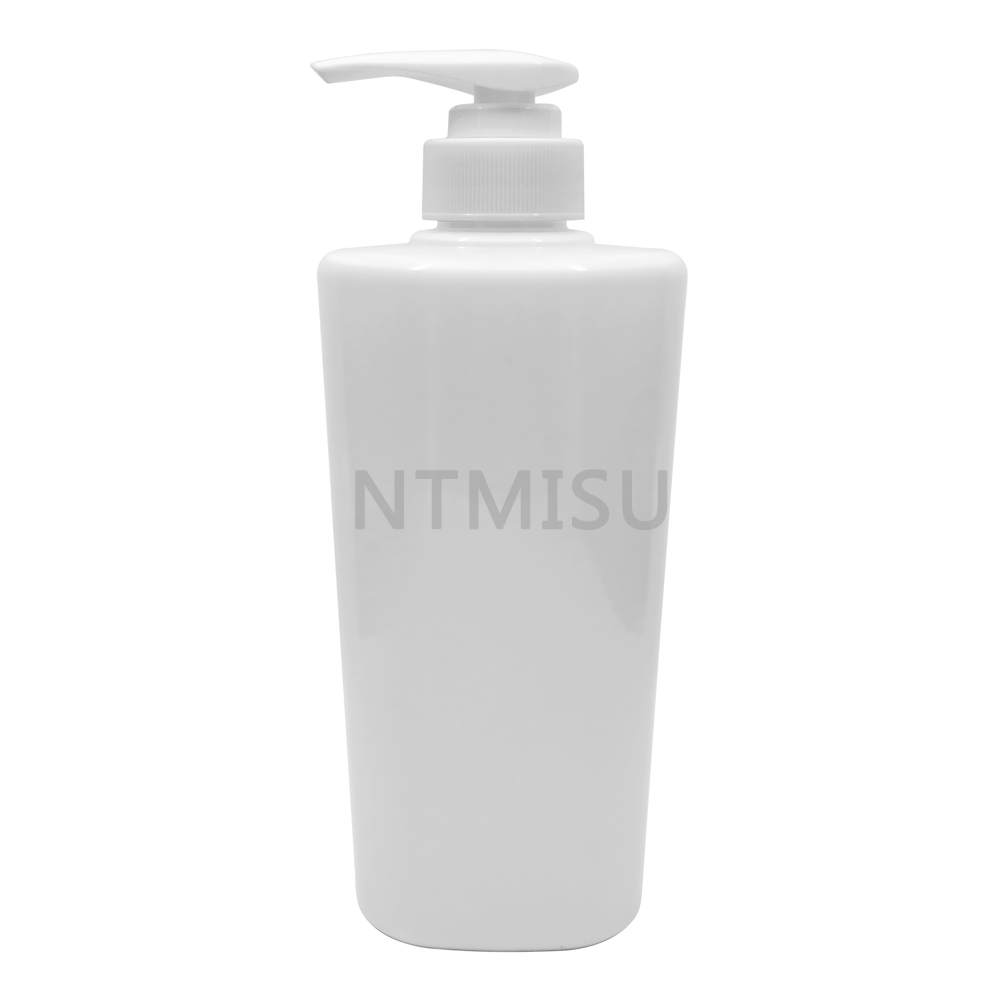 32 410 White Ribbed Plastic Soap Pump for Cosmetic Bottle
