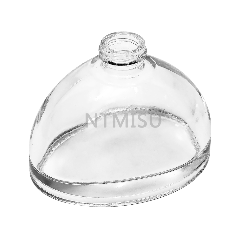 Irregular Shape Clear 70ml Empty Perfume Glass Bottle