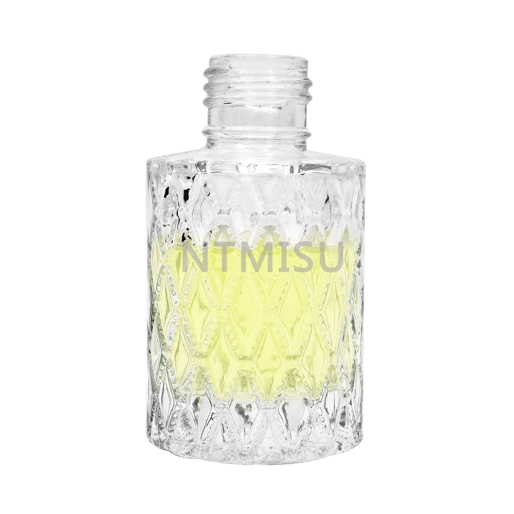  Transparent Perfume Bottle with Cut Glass
