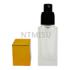  Black Gold White 30ml Aluminum Cover Matte Perfume Glass Bottle with Sprayer Pump