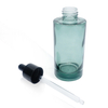 100ml Green Cylinder Glass Bottle with Dropper