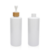 500ml Cylinder Bottle with Bamboo Lotion Pump