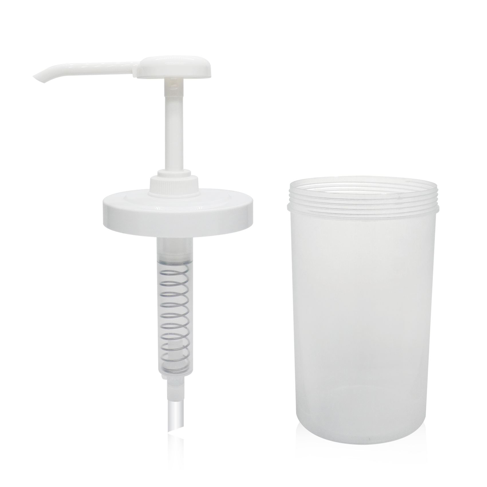 1000ml Food Grade Plastic Bottle with Syrup Gallon Pump