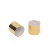 Aluminium Gold Ribbed Screw Cover Lids