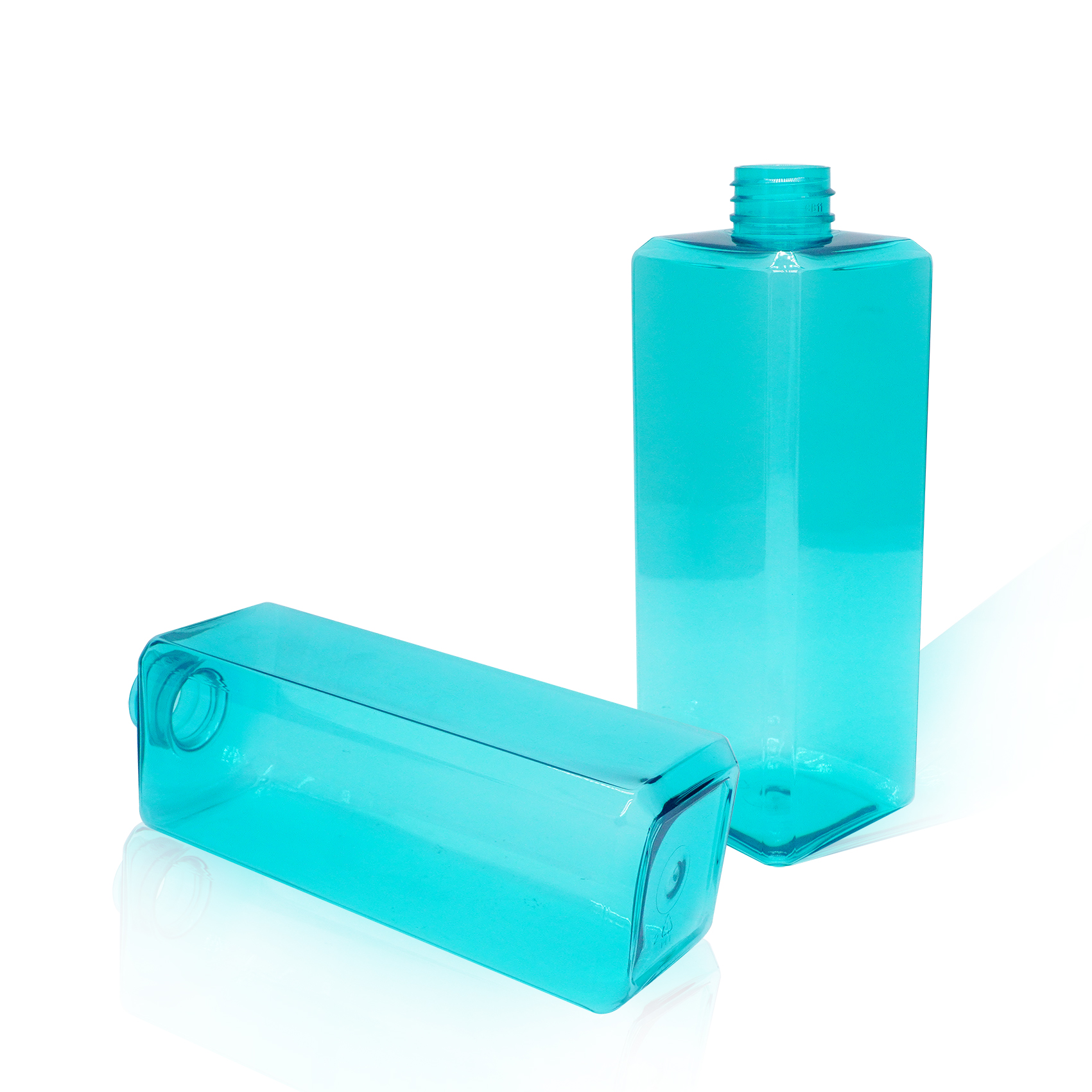 1000ml PET Plastic Square Bottle with Sprayer