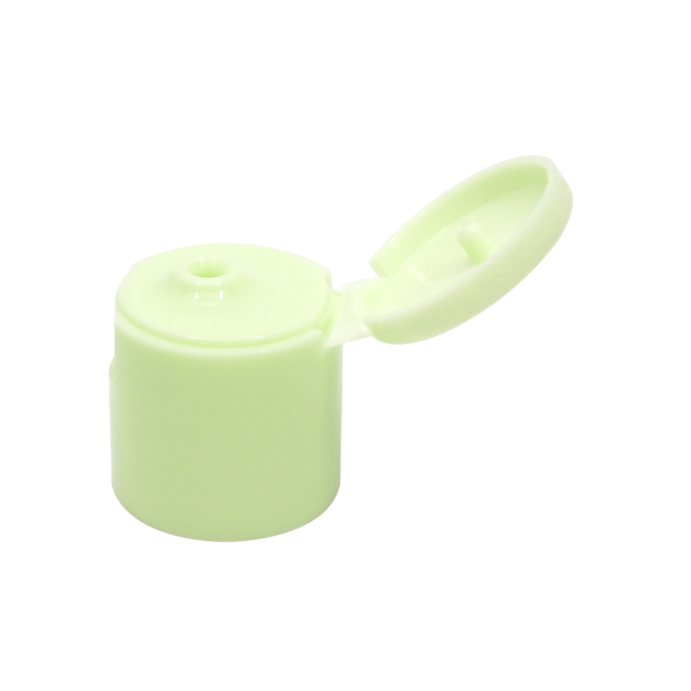24 410 Light Green Flip Top Cap for Bottle