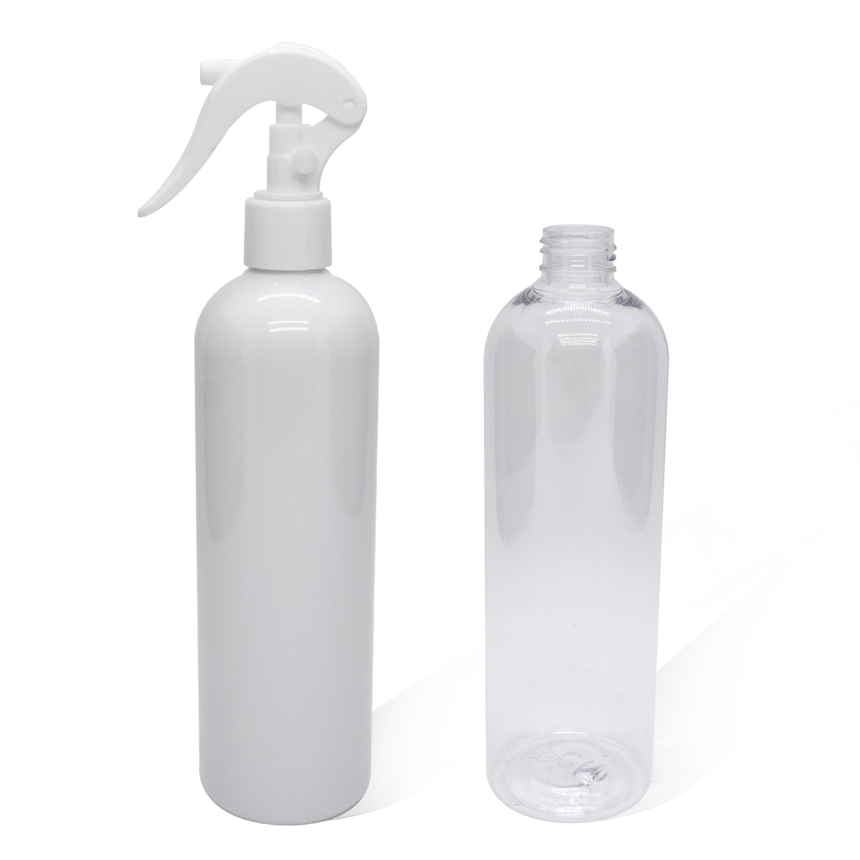400ml Transparent White Plastic PET Bottle for Sprayer