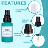 20/400 22/400 Child Proof Plastic Lotion Pump White Black Cosmetic Serum Pump